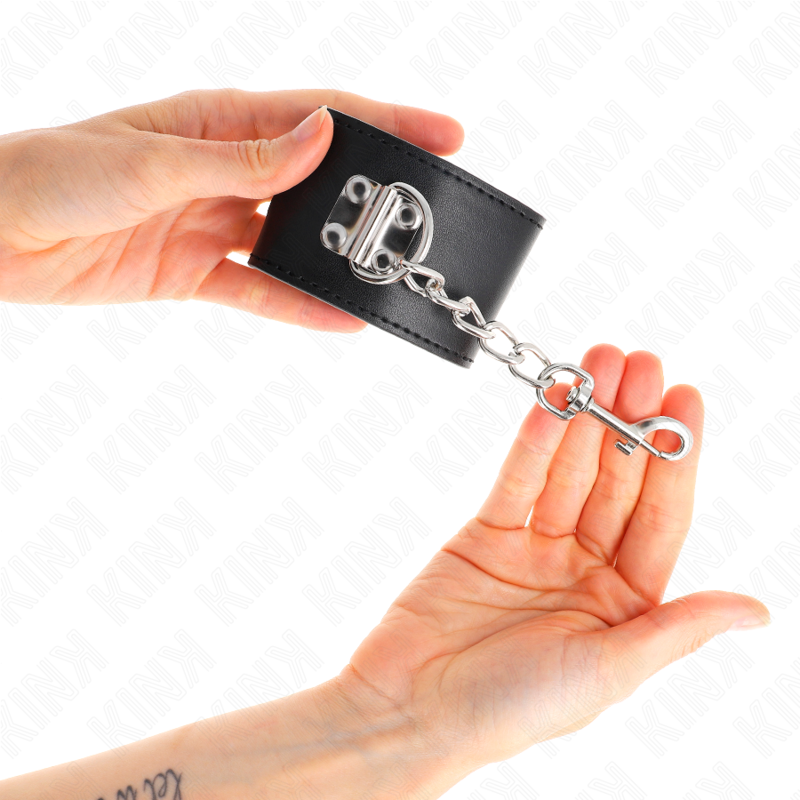 Black Adjustable Wrist Restraints with Lock