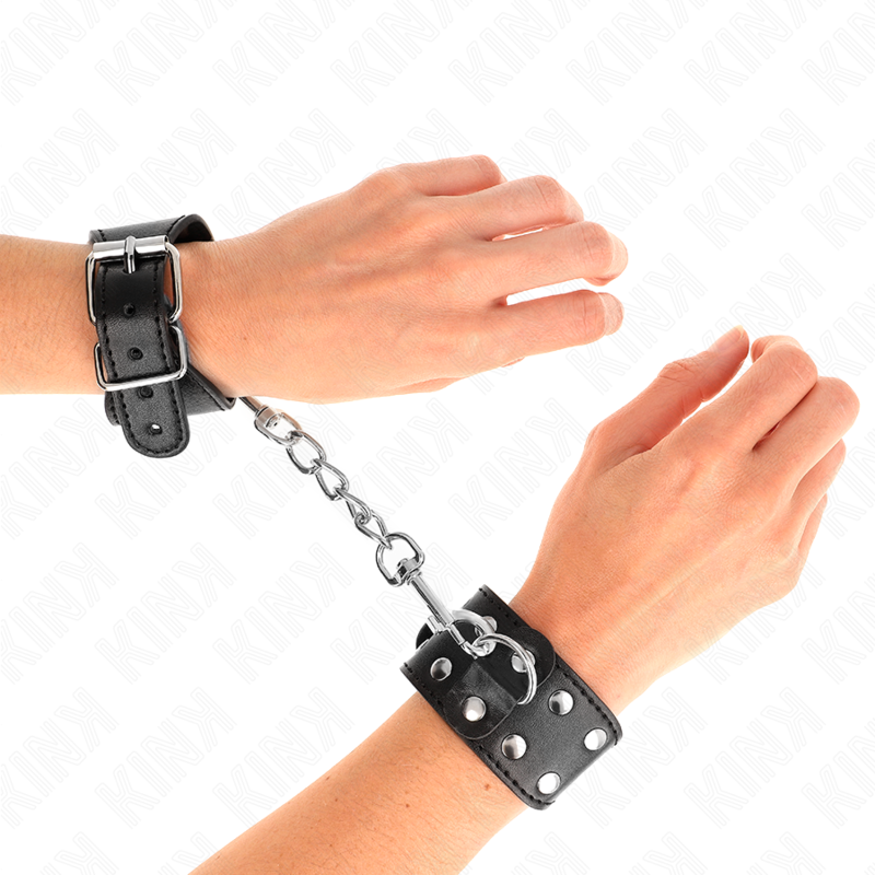 Adjustable Double Studded Wristbands