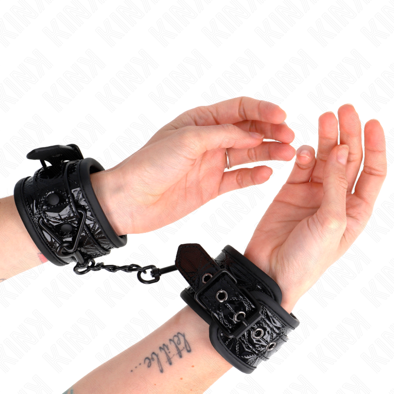 Diamond Pattern Adjustable Wrist Restraints