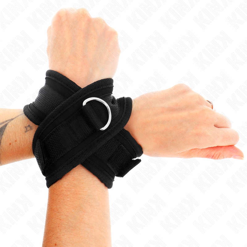 Black Cross Restraint Cuffs