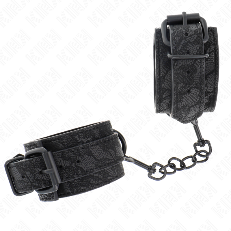 Black Lace Adjustable Wrist Cuffs
