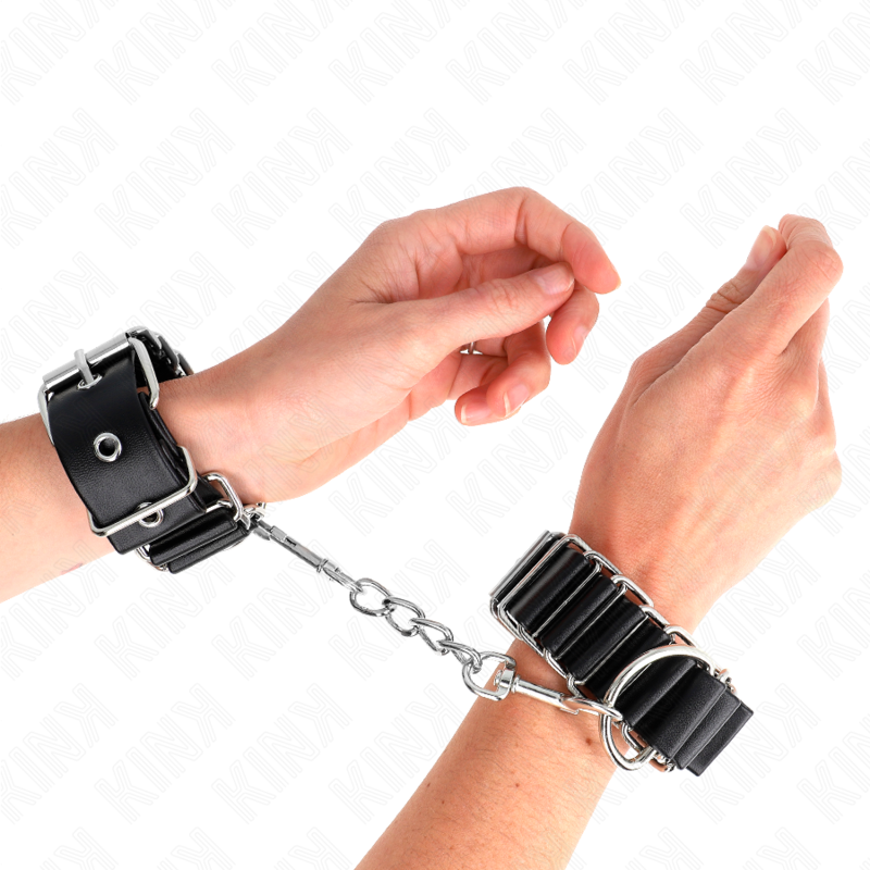 Adjustable Thin Wrist Restraints - Black