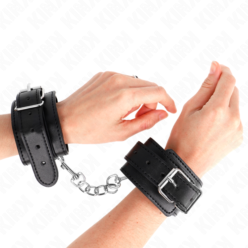 Adjustable Black Thin Wrist Restraints