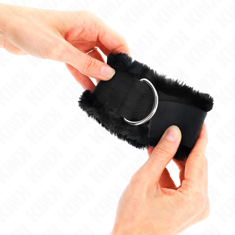 Plush Fur-Lined Adjustable Wrist Restraints