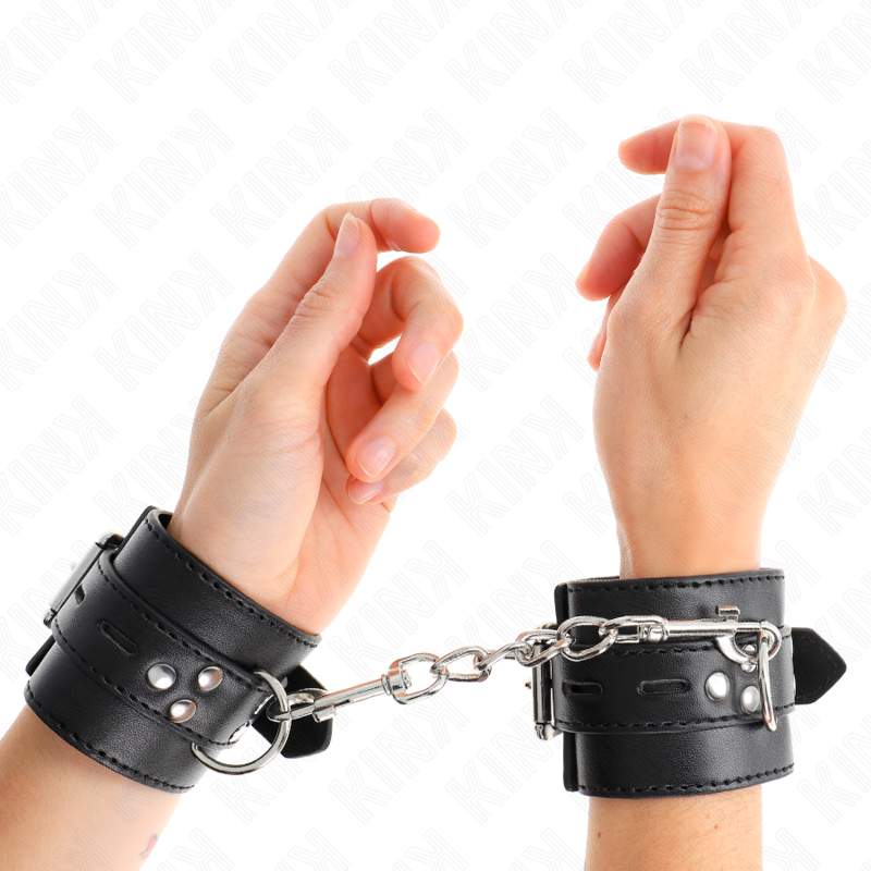 Adjustable Black Wrist Restraints