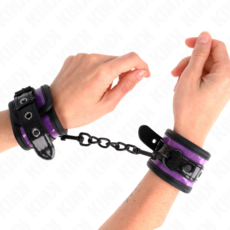 Purple Neoprene Adjustable Wrist Restraints