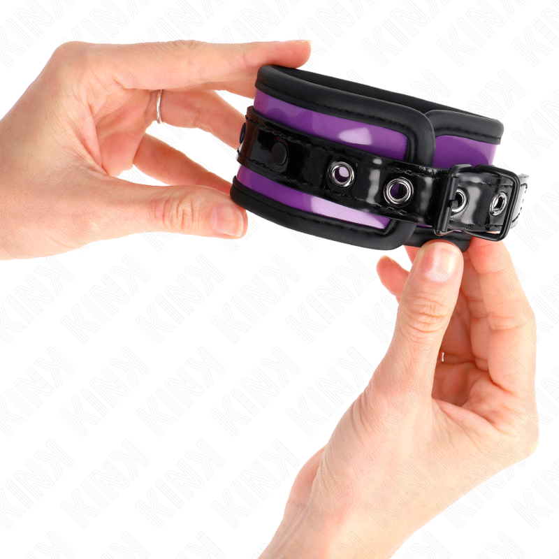 Purple Neoprene Adjustable Wrist Restraints