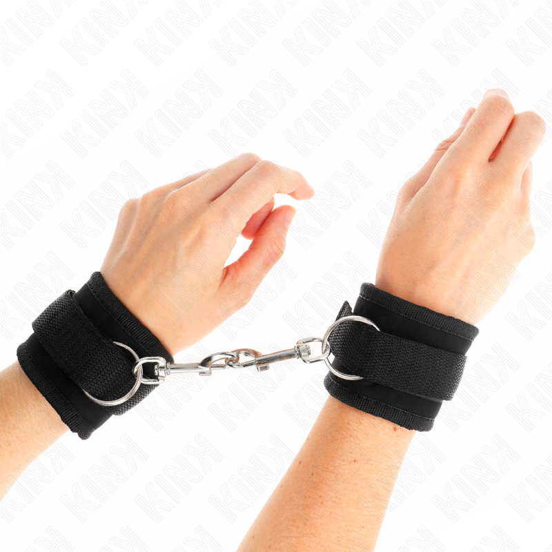 Black Adjustable Wrist Restraints