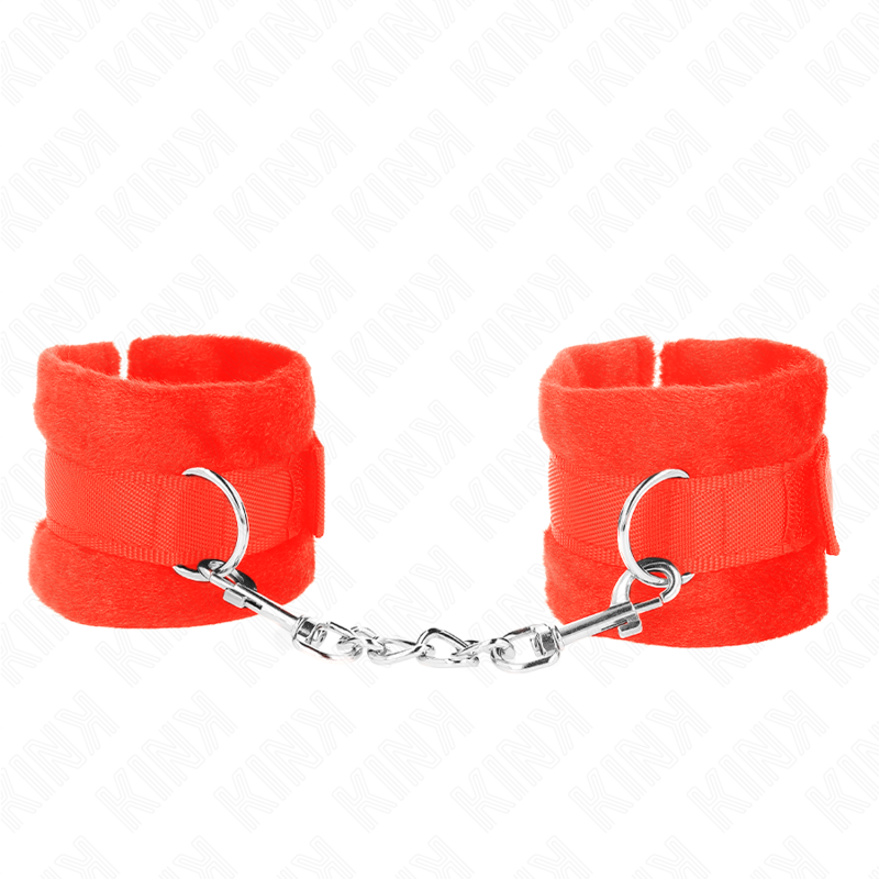 Red Fur Beginner Handcuffs