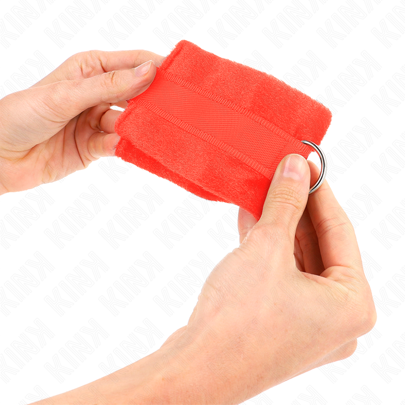 Red Fur Beginner Handcuffs