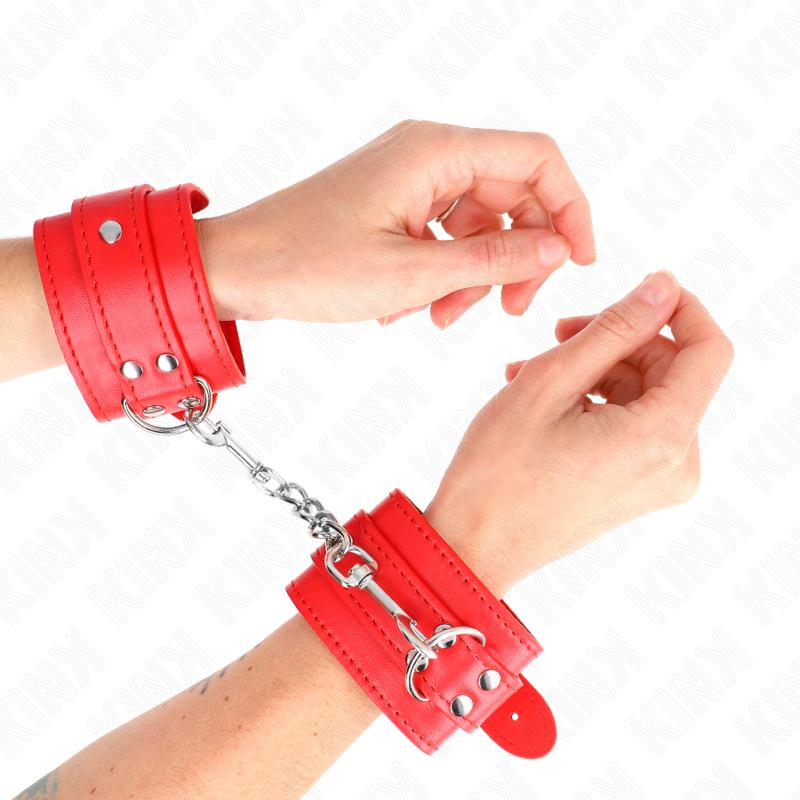 Red Adjustable Wrist Restraints