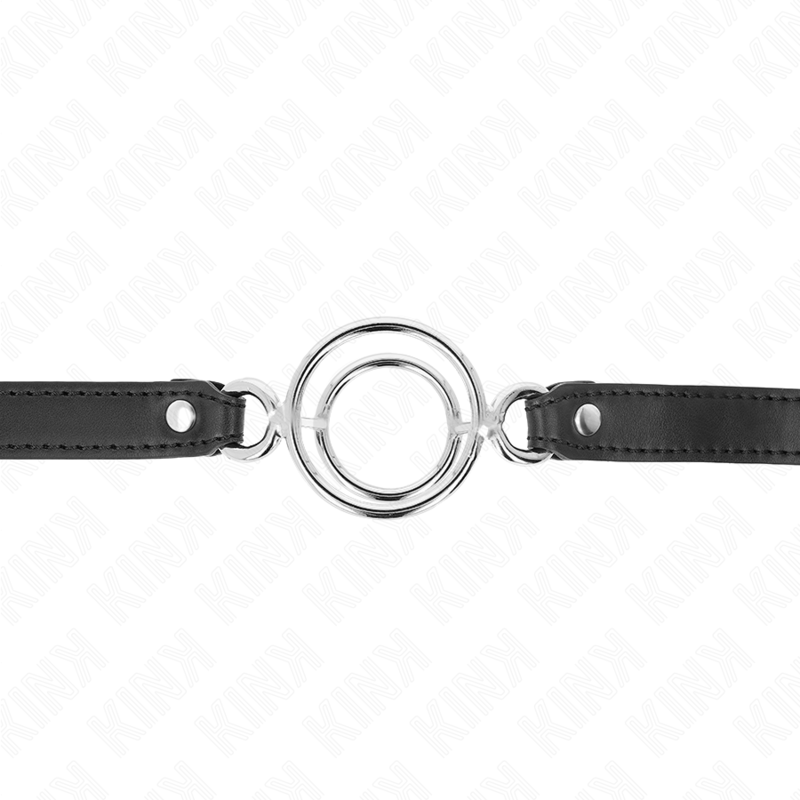 Black 5cm Bondage Gag with O-Rings