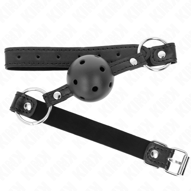 Black Hollow Ball Gag 4.5cm Model 1