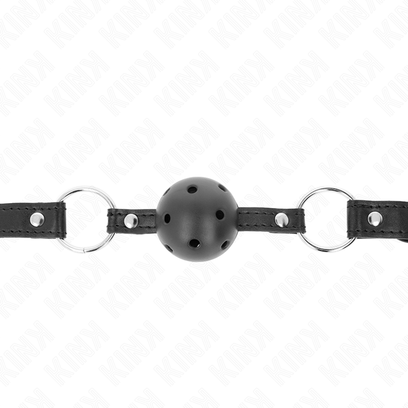 Black Hollow Ball Gag 4.5cm Model 1