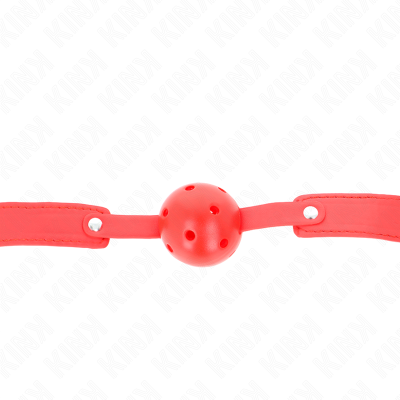 Red Breathable Ball Gag 4.5cm