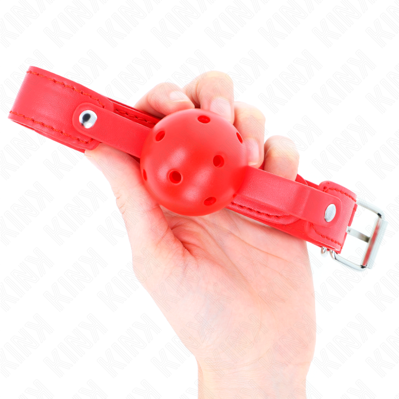 Red Breathable Ball Gag 4.5cm