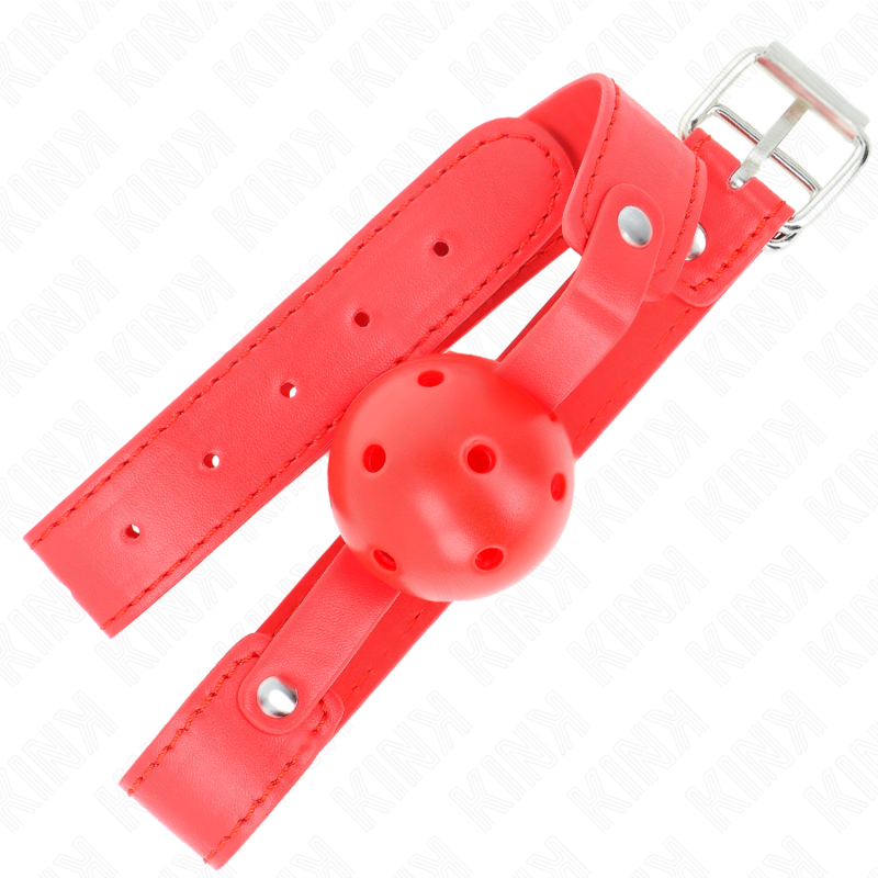 Red Breathable Ball Gag 4.5cm