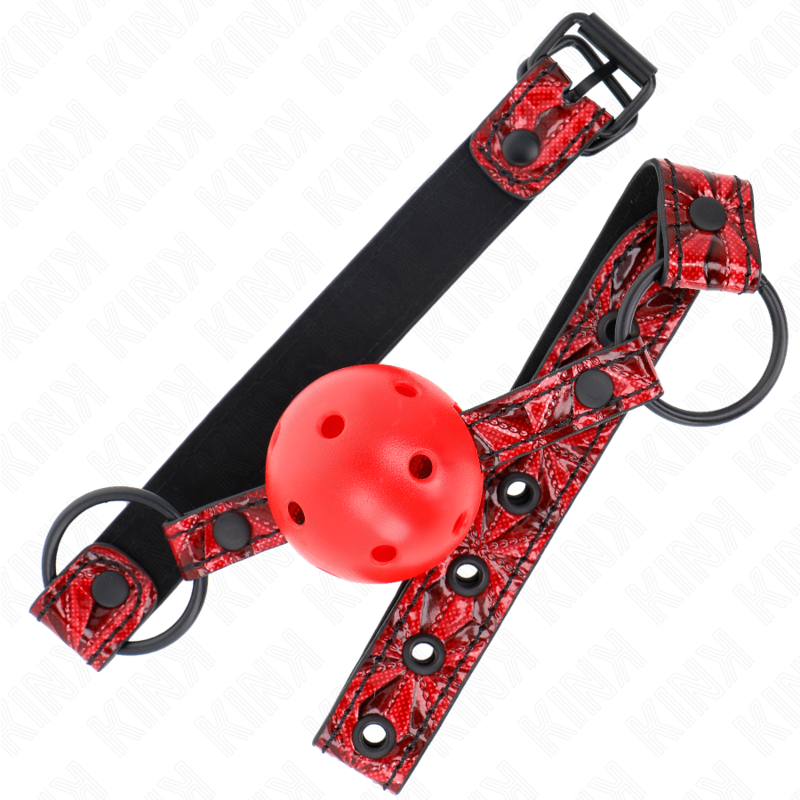 Diamond Pattern Ball Gag 4.5cm Adjustable