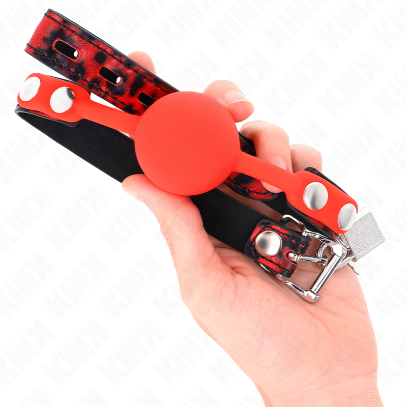 Model 2 Silicone Ball Gag With Lock