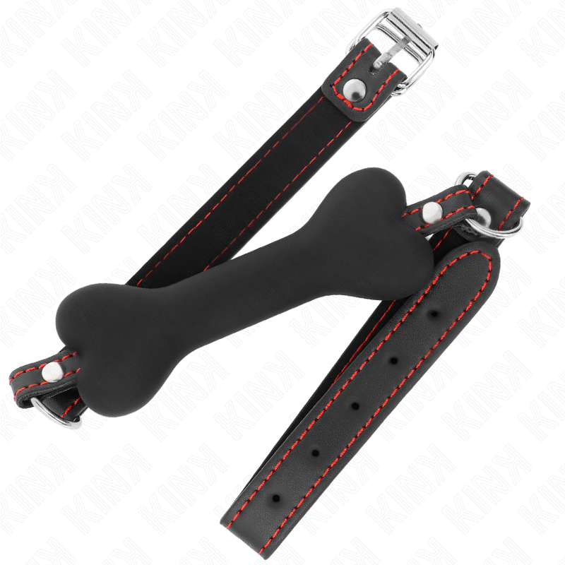 Black Bone 12cm Bondage Gag