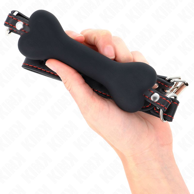 Black Bone 12cm Bondage Gag
