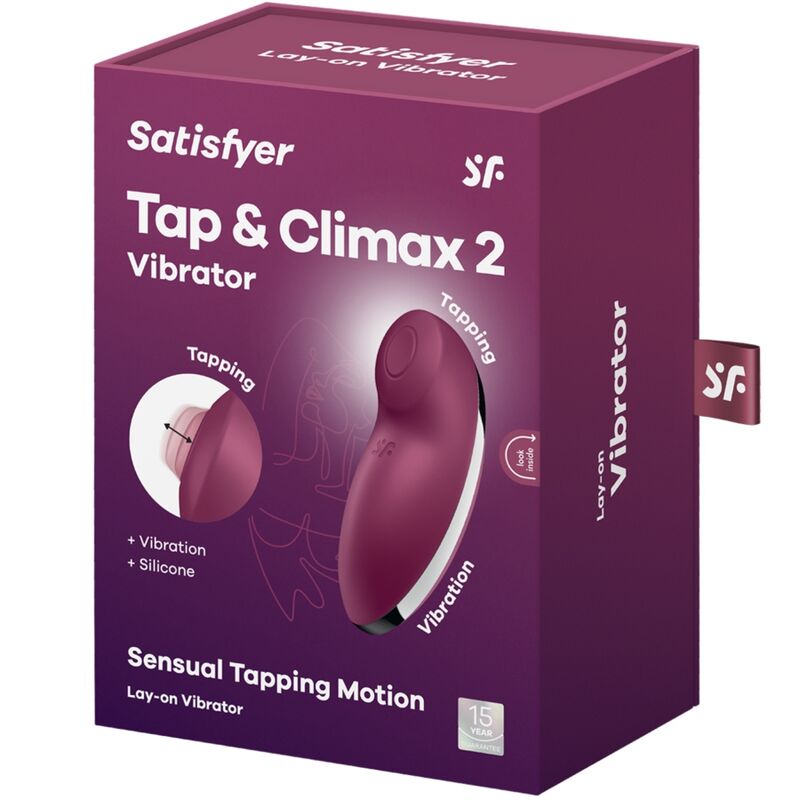 Tap & Climax 2 Red Vibrator & Stimulator