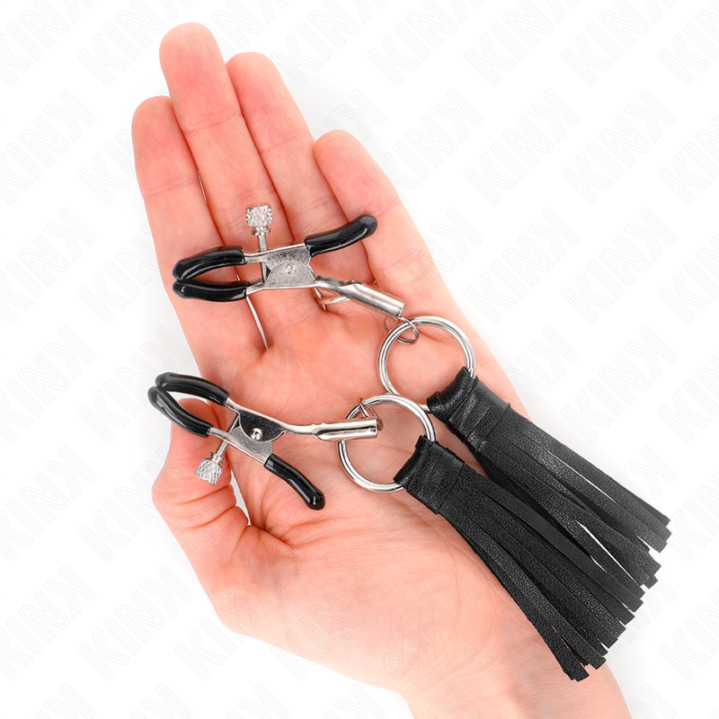 Leatherette Tassel Nipple Clamps