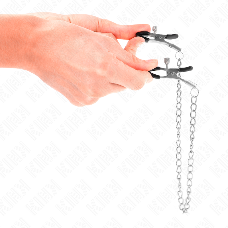 Elegant Thin Chain Nipple Clamps 30cm