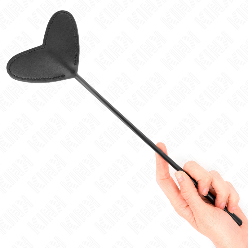 Heart Shaped Bondage Paddle - Black