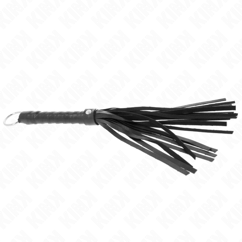 Elegant Mini Black Bondage Whip 28cm