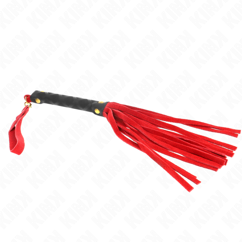Sensual Red Suede Mini Whip 30 cm