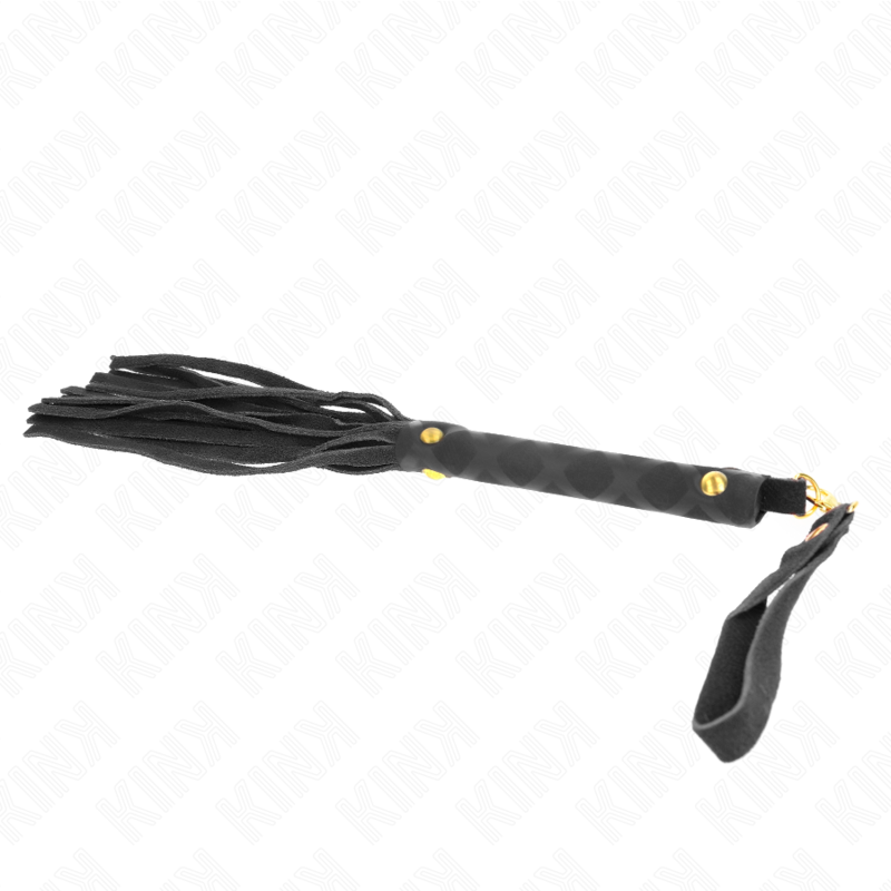Black Suede Mini Whip - 30cm
