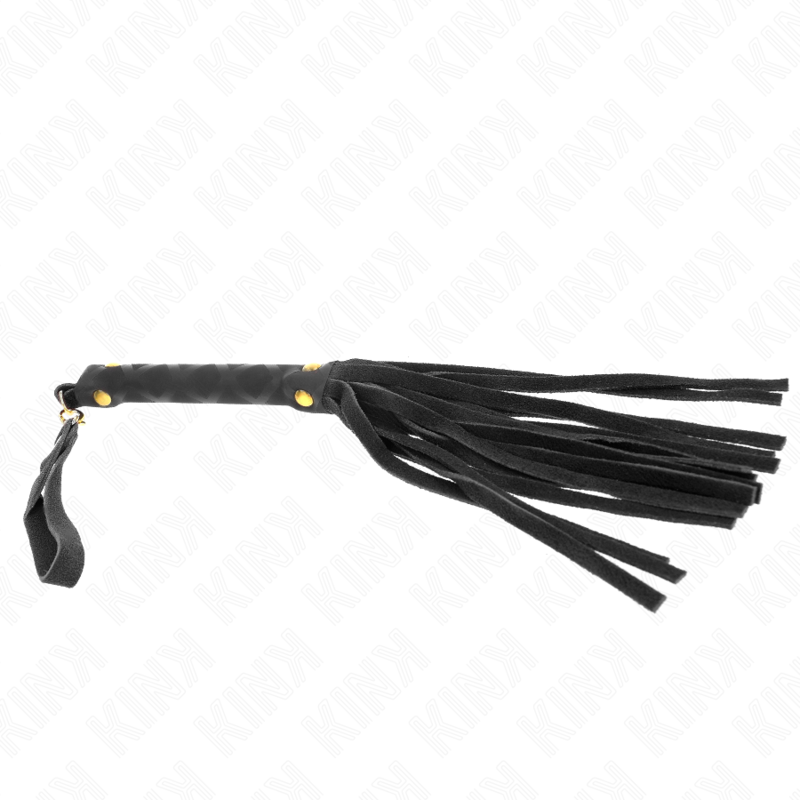 Black Suede Mini Whip - 30cm