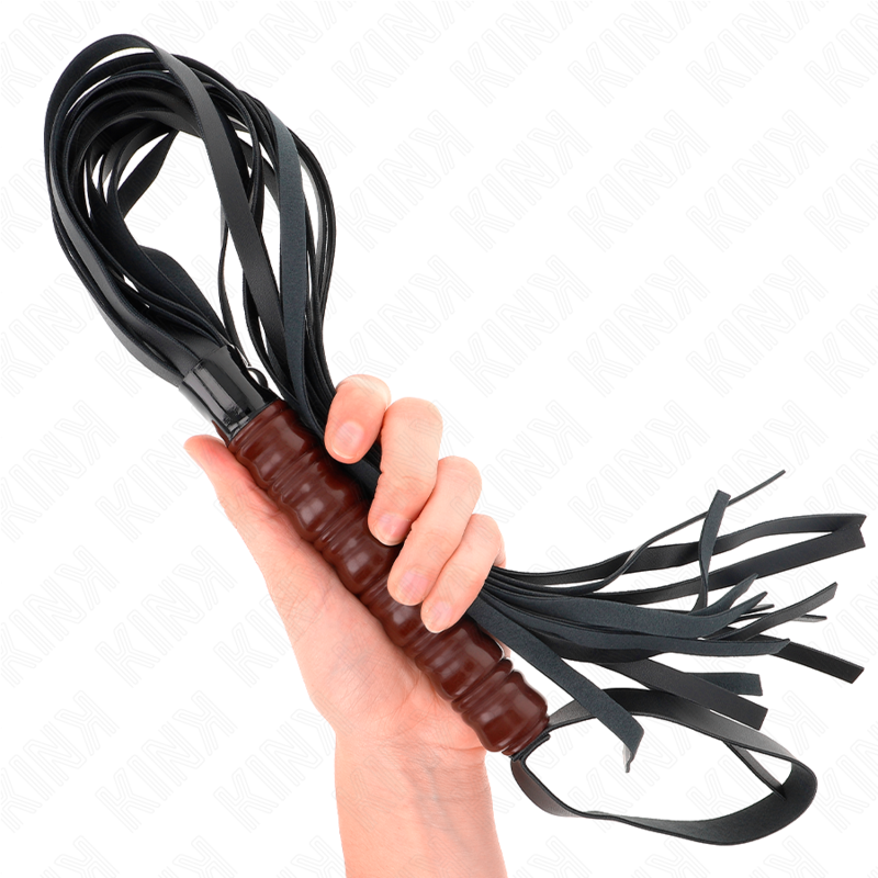 Elegant Mahogany Bondage Whip 53cm