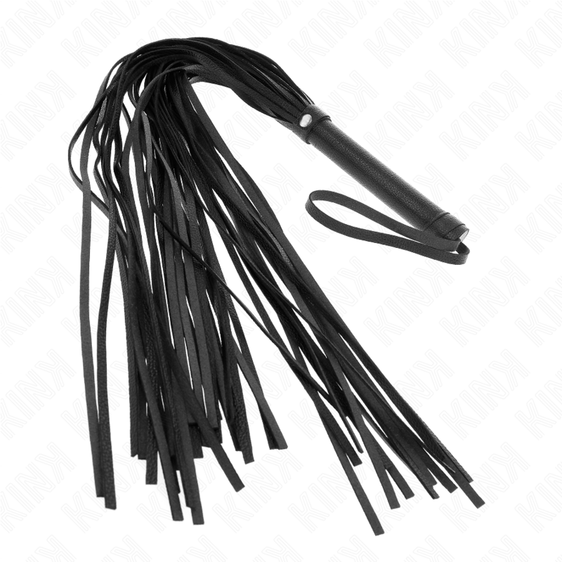 Black Soft PVC Bondage Whip 70 cm