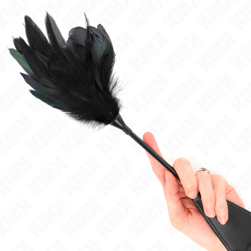 Elegant Tickle Feathers with Ruffle 48cm