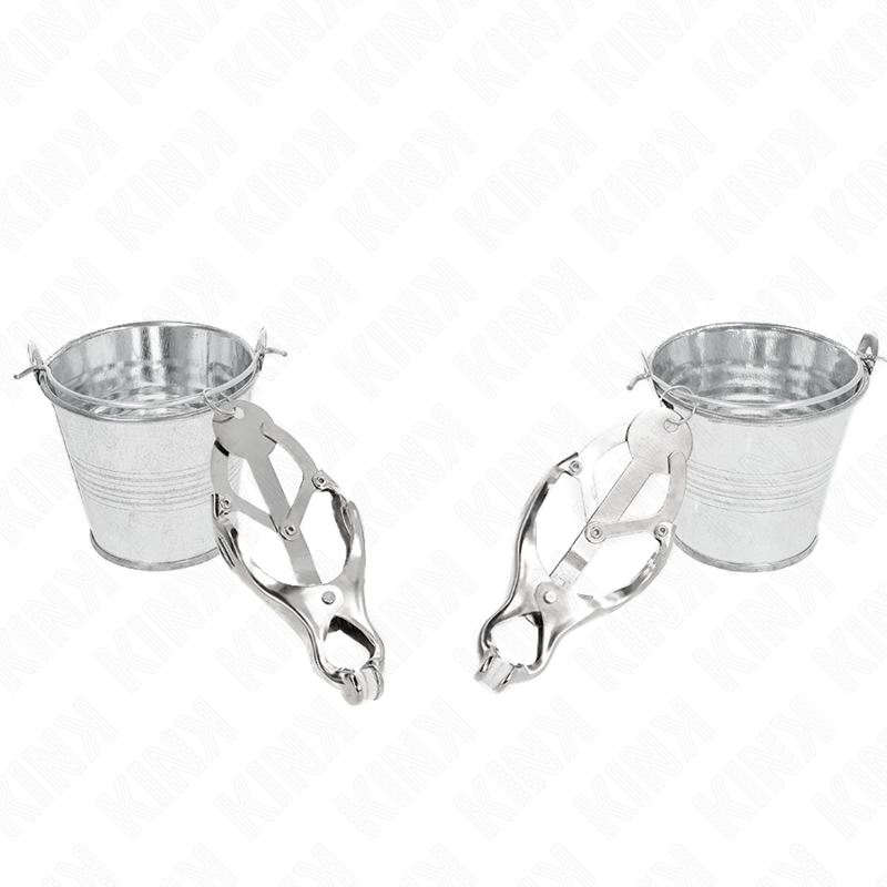 Silver Japanese Clover Nipple Clamps