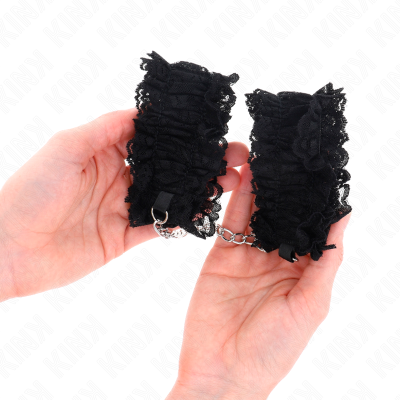 Elegant Black Lace Wrist Restraints