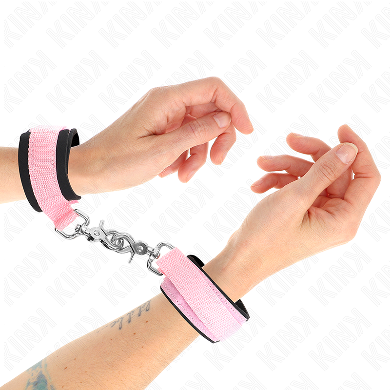 Pink Adjustable Neoprene Wrist Restraints