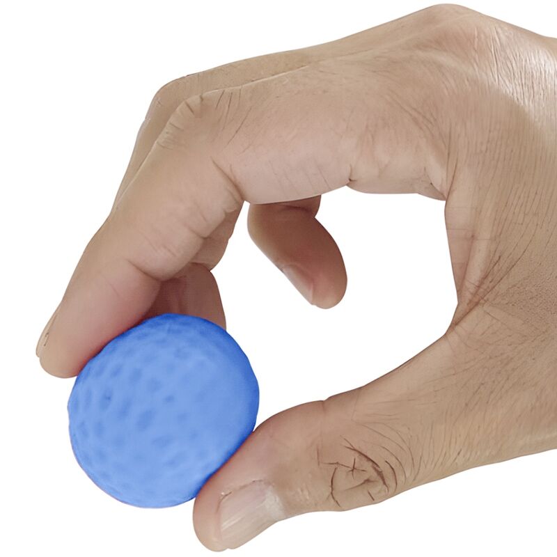 Masturbador Masculino de Doble Bola - Naranja