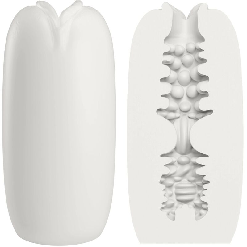 Masturbador Masculino Realístico Olga - Branco