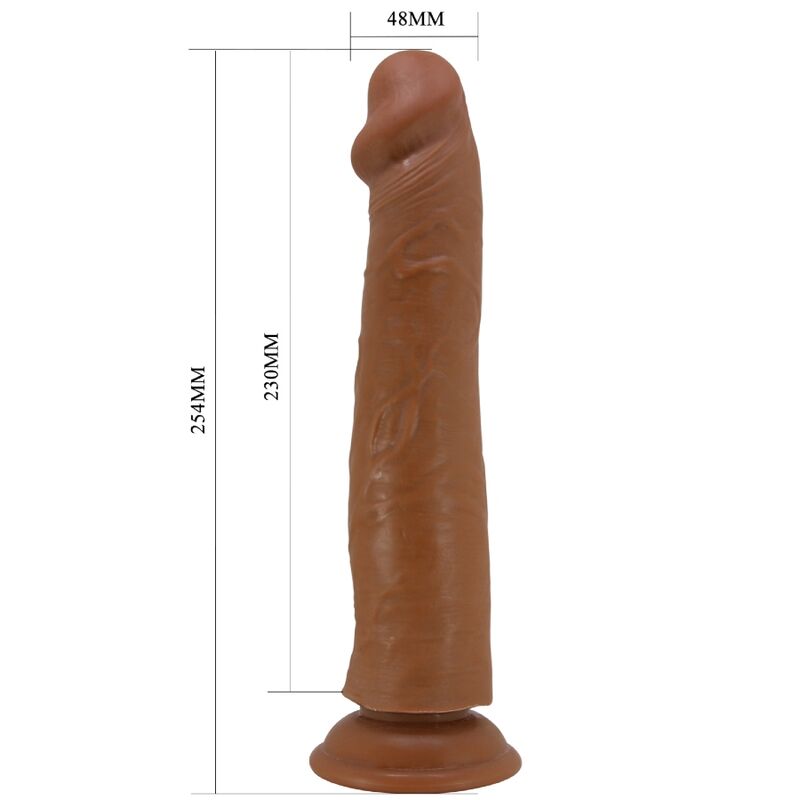 Sharife Realistic 25cm Brown Dildo