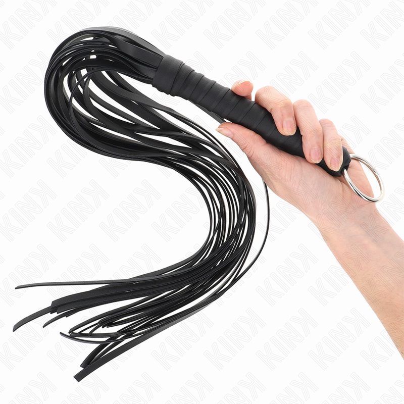 Elegant Ring Handle Bondage Whip 65cm