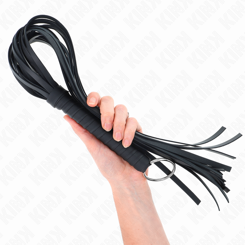 Elegant Ring Handle Bondage Whip 65cm