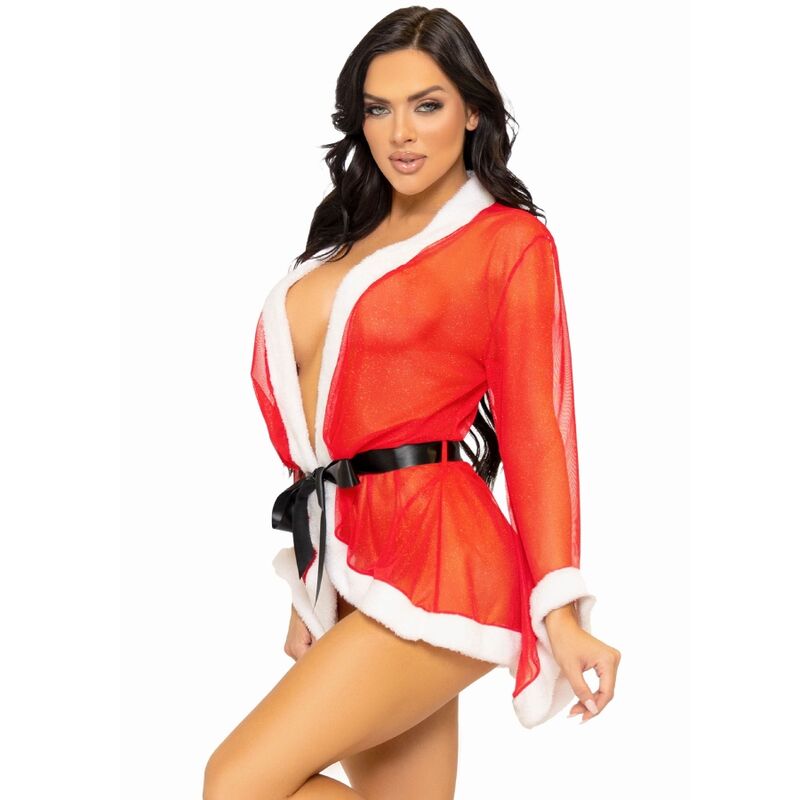 Santa Lingerie Christmas Costume Red M/L