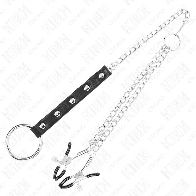 Deluxe Metal Penis Ring & Nipple Clamps