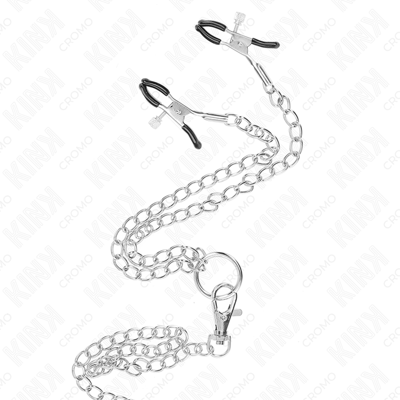 Triple Chrome Penis Ring Set with Nipple Clips
