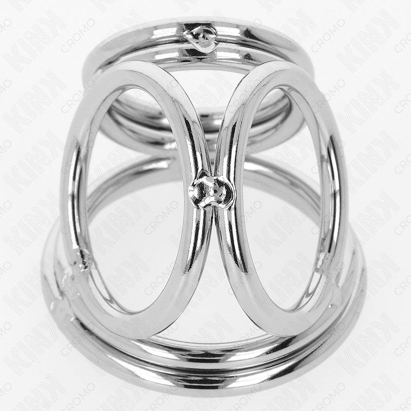 Triple Chrome Metal Penis Ring Set