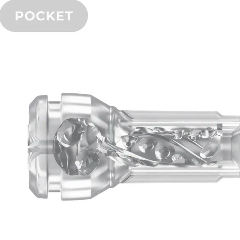 Feel Crystal Transparent Pocket Stroker