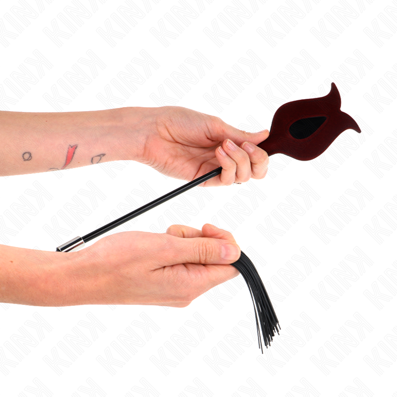 Rose Silicone Tassel Whip 45 cm